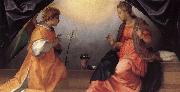 Andrea del Sarto Reported good news oil on canvas